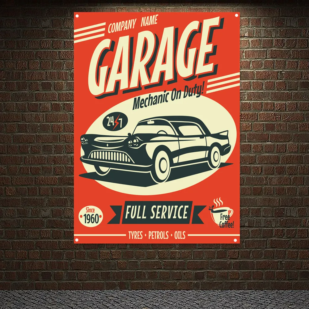 Auto Repair Shop Banners - MECCANICO SU DUTY Auto d'epoca SERVIZIO