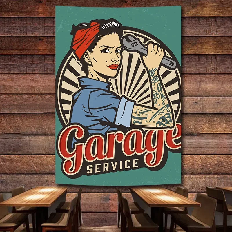 Auto Repair Shop Banners - SERVIZIO GARAGE Poster di riparazione auto